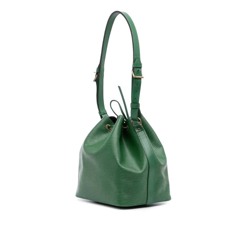 Louis Vuitton Epi Petit Noe Green Leather Good condition - Back View
