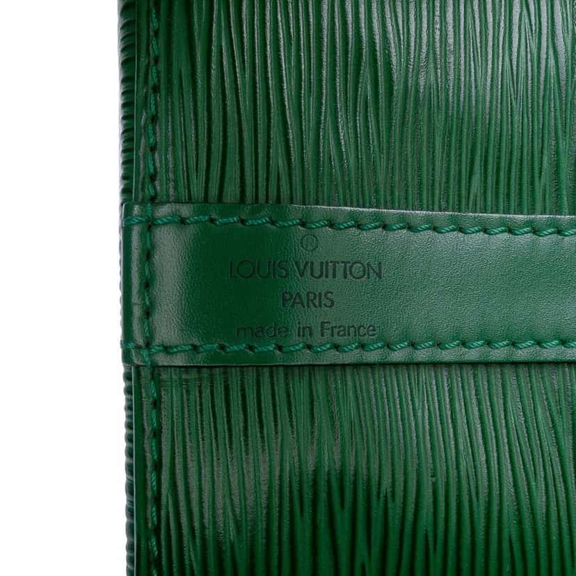 Louis Vuitton Epi Petit Noe Green Leather Good condition - Box View