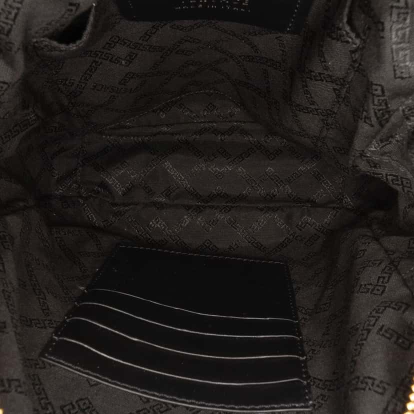 Versace Leather Medusa Crossbody Black Leather Good condition - Model View