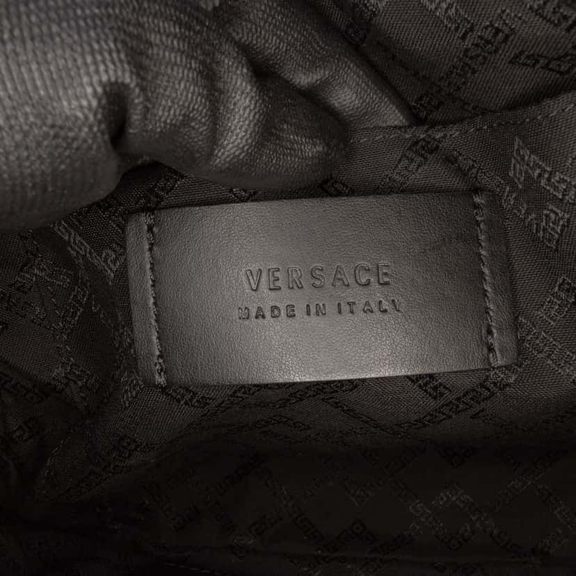 Versace Leather Medusa Crossbody Black Leather Good condition - Box View