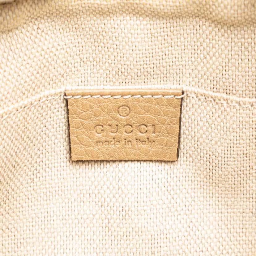 Gucci Leather Soho Disco Crossbody Brown Leather Good condition - Box View
