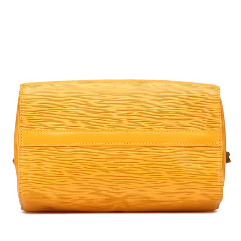 Louis Vuitton Epi Speedy 25 Yellow Leather Good condition - Inside View
