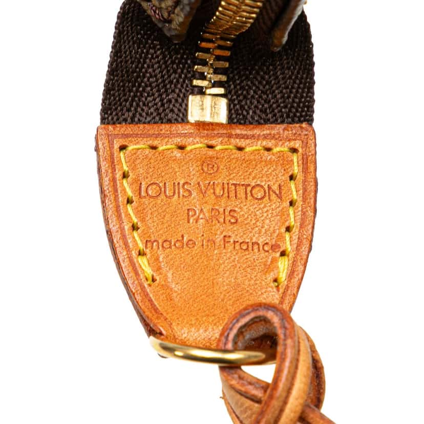 Louis Vuitton Monogram Pochette Accessoires Brown Canvas Very good condition - Box View