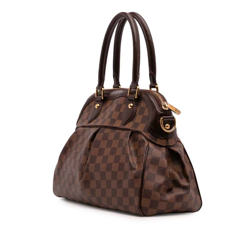 Louis Vuitton Damier Ebene Trevi PM Brown Canvas Good condition - Back View