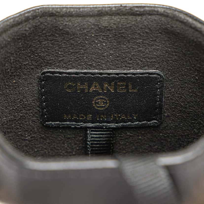 Chanel Tweed Chain Around Phone Holder Brown Tweed Good condition - Box View