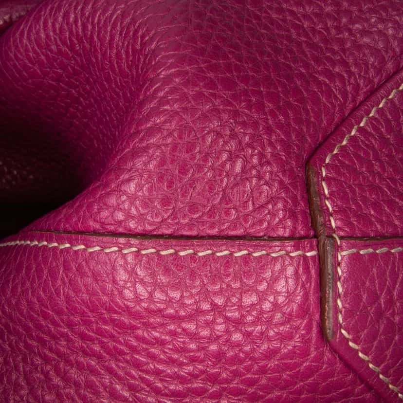 Hermès Clemence Double Sens 36 Brown Leather Good condition - Box View