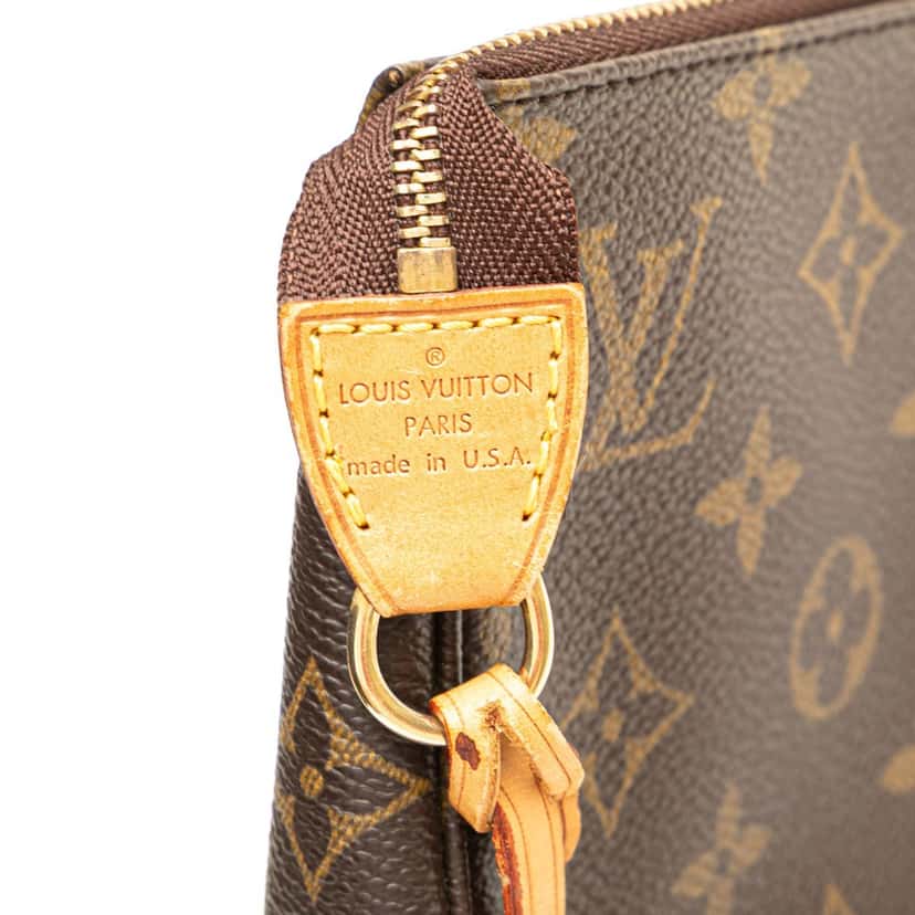 Louis Vuitton Monogram Pochette Accessoires Brown Canvas Good condition - Box View