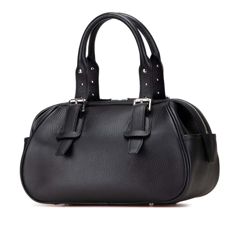 Burberry Leather Handbag Black Leather Good condition - Back View