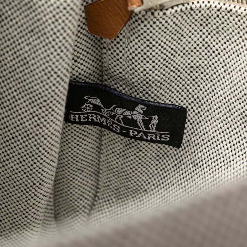 Hermès Canvas Fourre Tout PM Grey Canvas Good condition - Box View