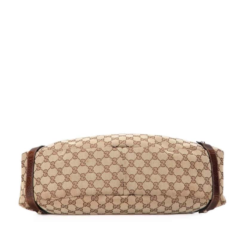 Gucci Medium GG Canvas Abbey D Ring Tote Brown Canvas Good condition - Inside View