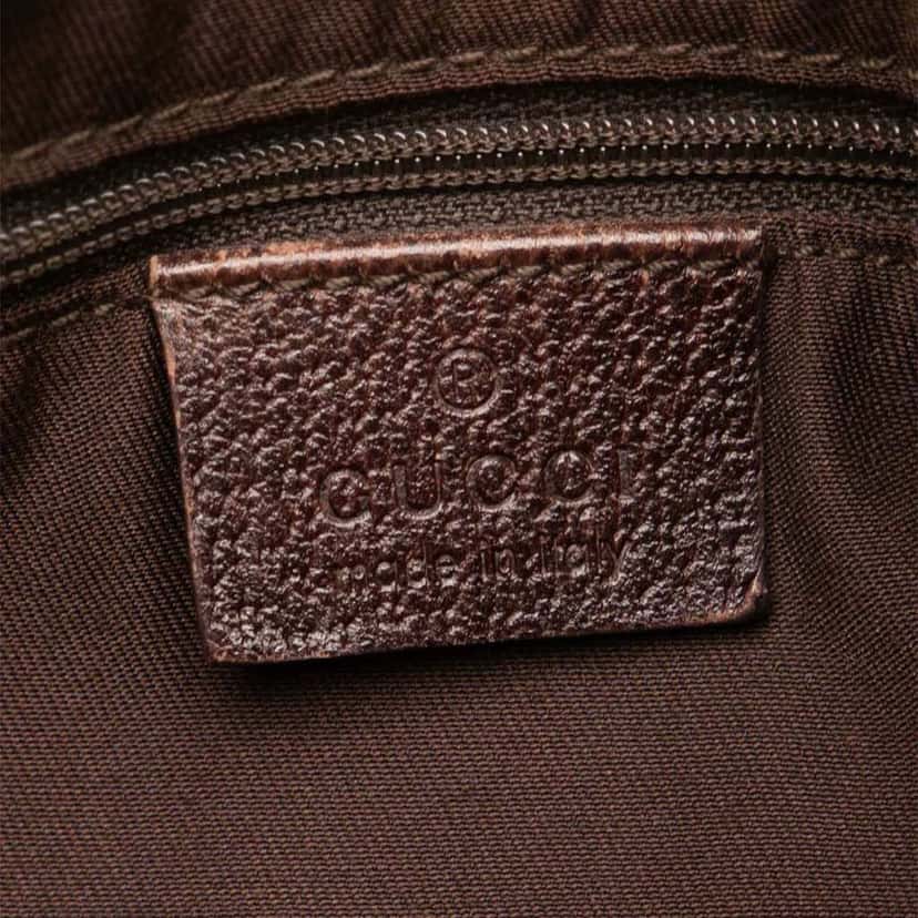 Gucci Medium GG Canvas Abbey D Ring Tote Brown Canvas Good condition - Box View