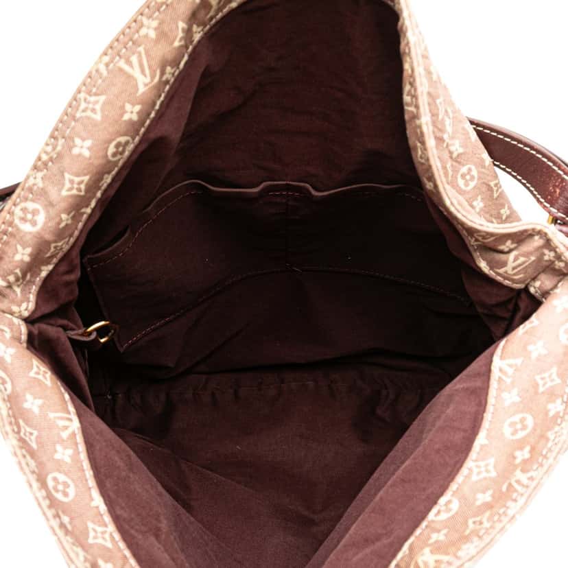 Louis Vuitton Monogram Mini Lin Romance Brown Canvas Good condition - Model View