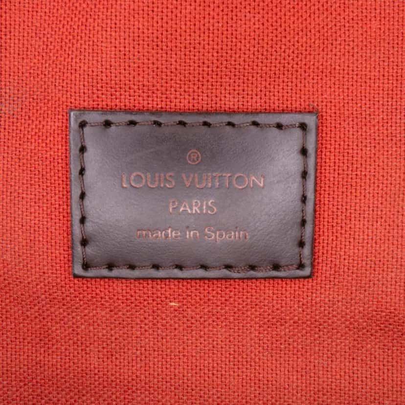 Louis Vuitton Damier Ebene Olav MM Brown Canvas Good condition - Box View