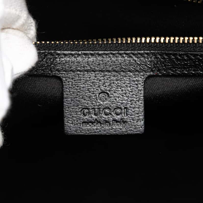 Gucci GG Canvas Nailhead Handbag Black Canvas Good condition - Box View