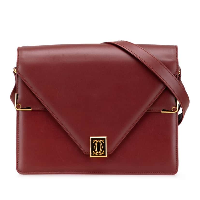 Cartier Leather Must de Cartier Crossbody Red Leather Good condition - Front View