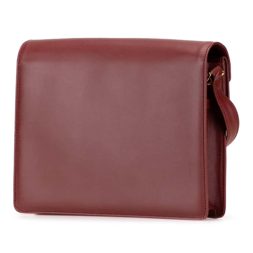 Cartier Leather Must de Cartier Crossbody Red Leather Good condition - Back View