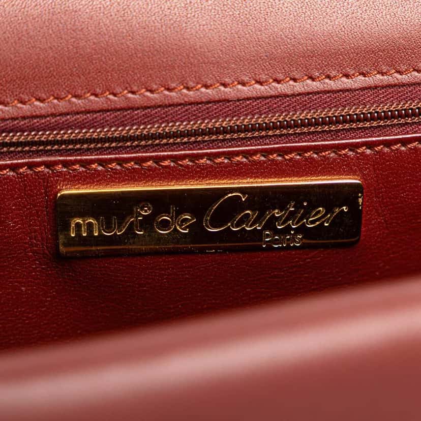 Cartier Leather Must de Cartier Crossbody Red Leather Good condition - Box View