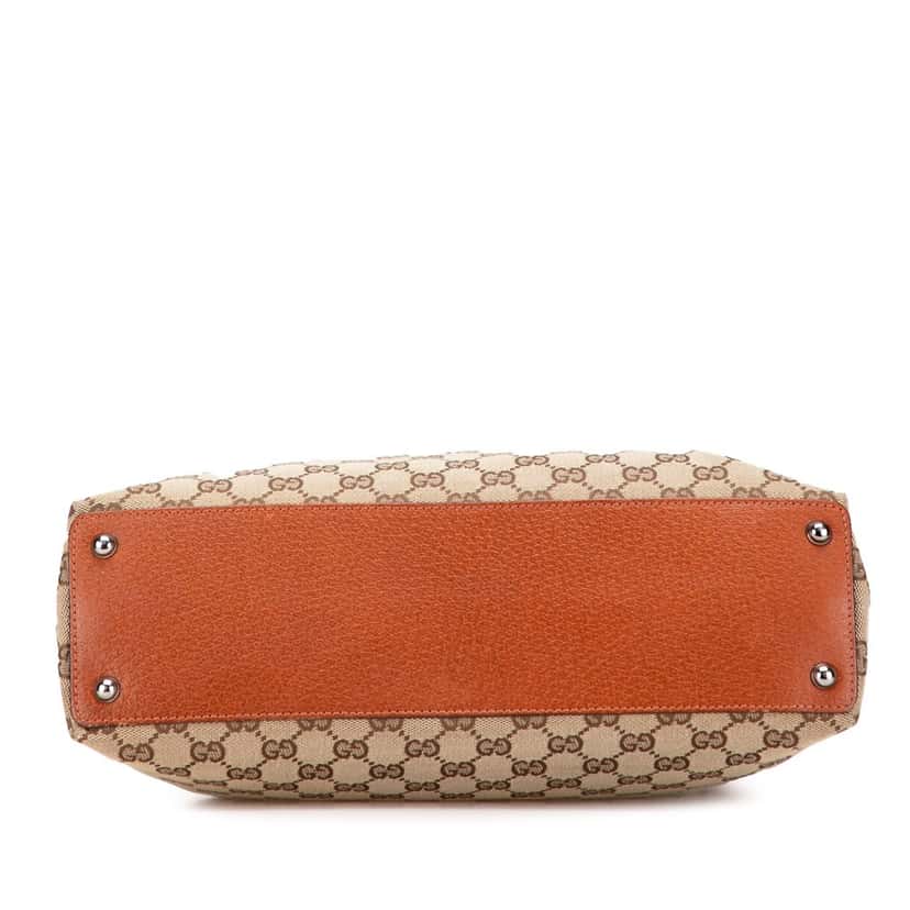 Gucci Medium GG Canvas Eclipse Tote Brown Canvas Good condition - Inside View