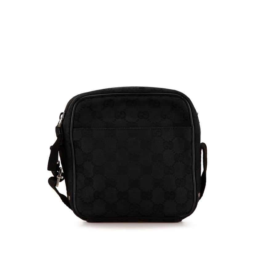 Gucci GG Canvas Jackie Crossbody Black Canvas Good condition - Inside View