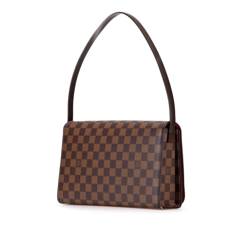 Louis Vuitton Damier Ebene Tribeca Long Brown Canvas Good condition - Back View