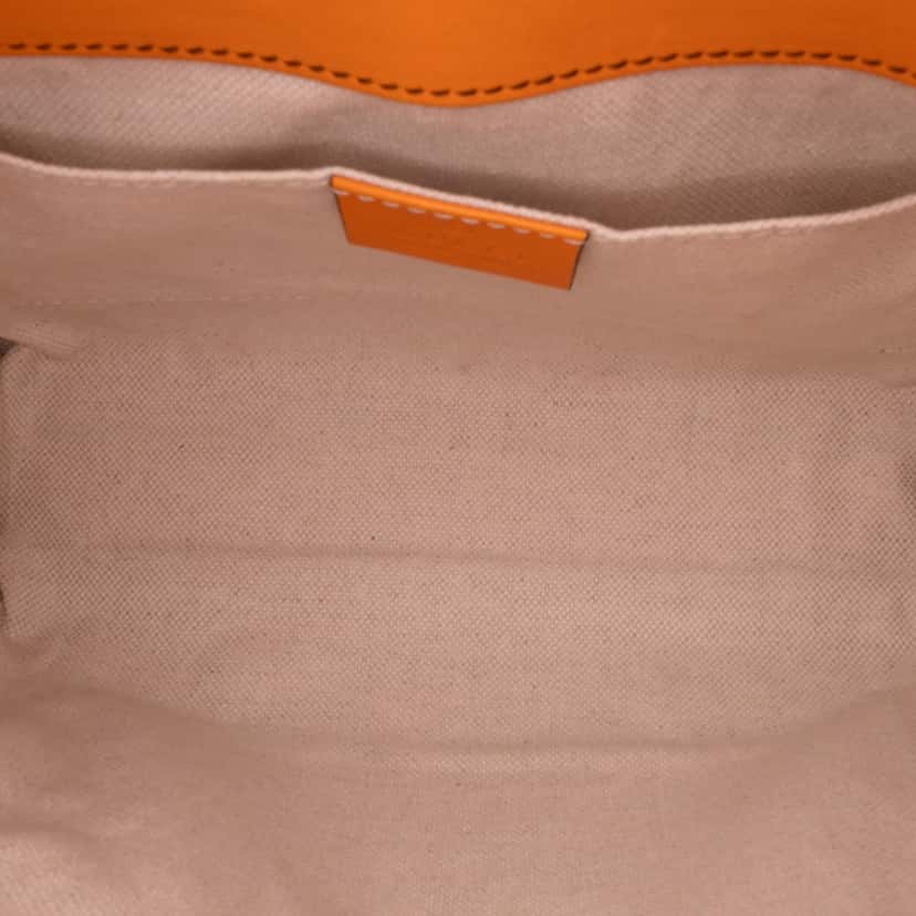 Gucci Small Guccissima Emily Shoulder Bag Orange Leather Good condition - Model View
