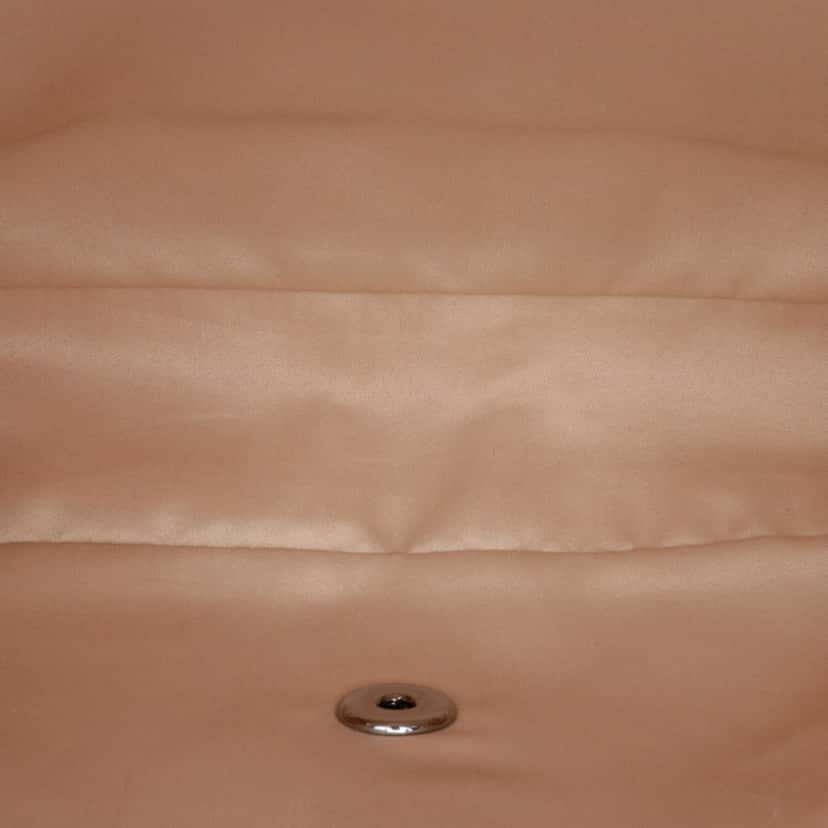 Chanel Medium CC Quilted Lambskin Sequin Single Flap Brown Leather Fair condition - Model View