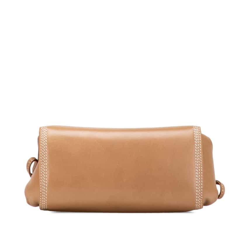 Loewe Anagram Leather Flap Crossbody Brown Leather Good condition - Inside View