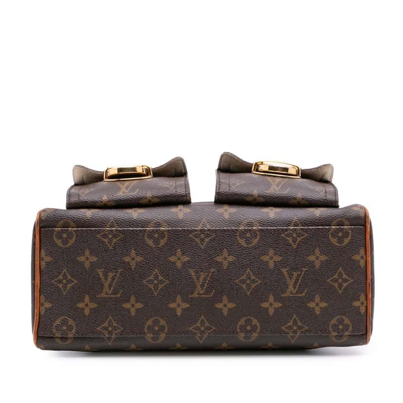 Louis Vuitton Monogram Manhattan PM Brown Canvas Good condition - Inside View