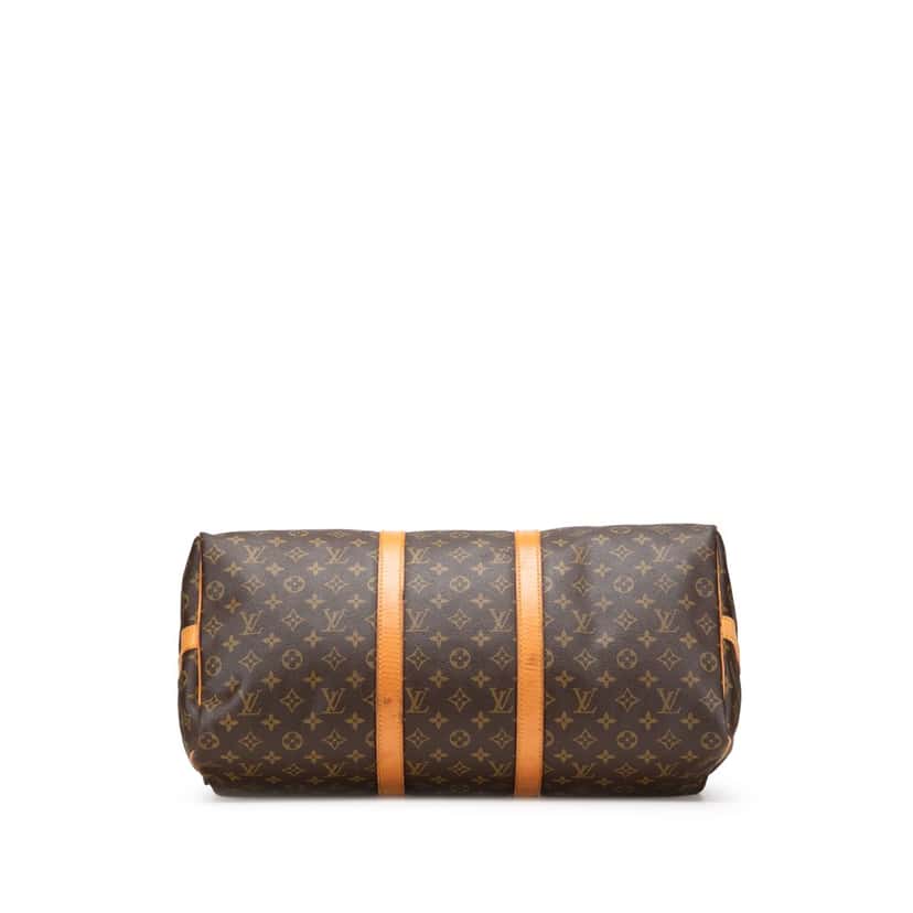 Louis Vuitton Monogram Keepall Bandouliere 50 Brown Canvas Good condition - Inside View