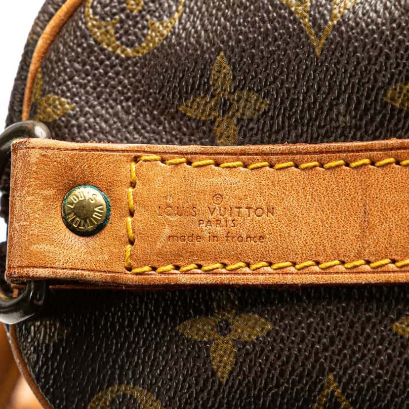 Louis Vuitton Monogram Keepall Bandouliere 50 Brown Canvas Good condition - Box View