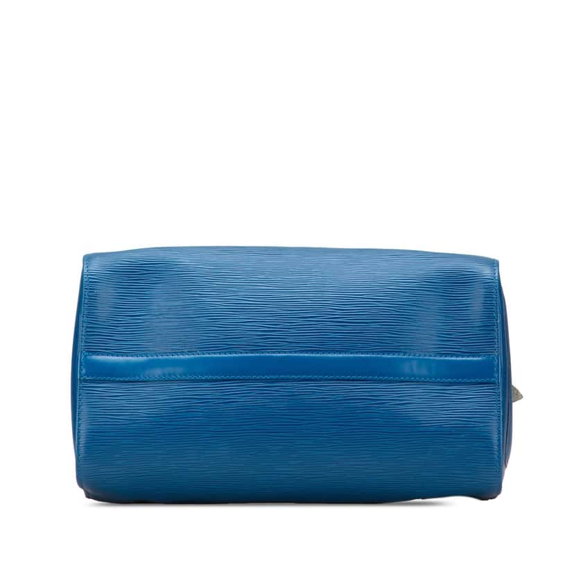 Louis Vuitton Epi Speedy 30 Blue Leather Good condition - Inside View