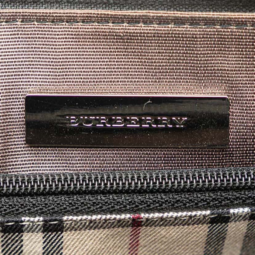 Burberry Leather Handbag Black Leather Good condition - Box View