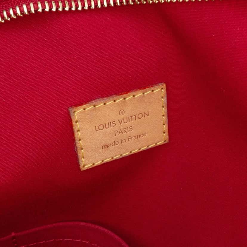 Louis Vuitton Monogram Vernis Brentwood Red Leather Good condition - Box View