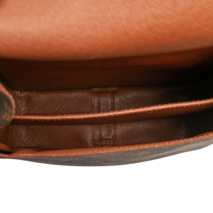 Louis Vuitton Monogram Cartouchiere MM Brown Canvas Good condition - Model View