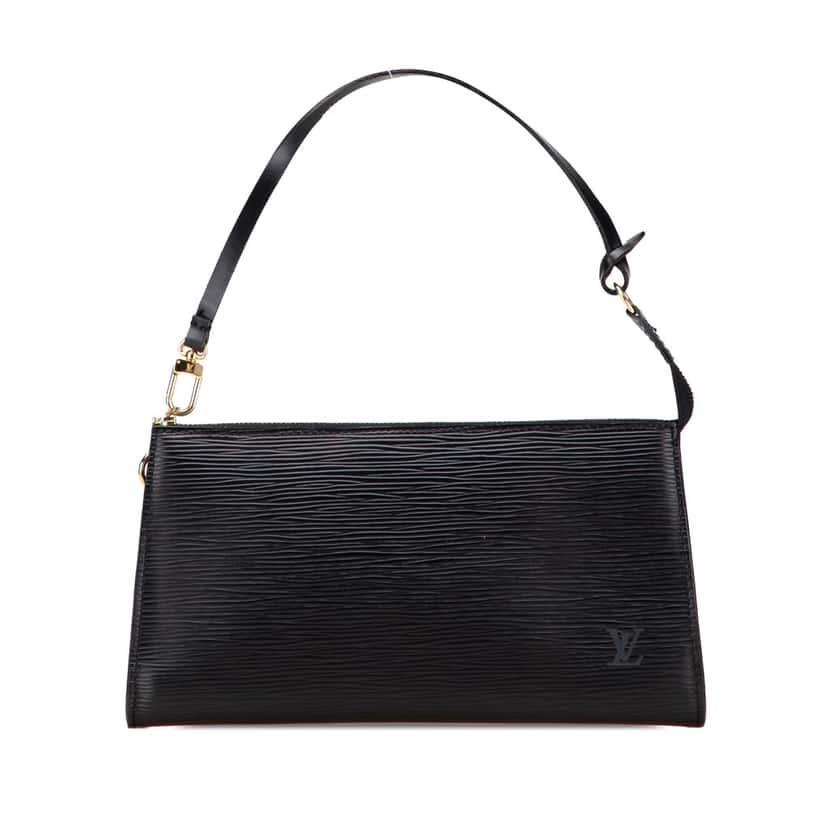 Louis Vuitton Epi Pochette Accessoires Black Leather Good condition - Front View