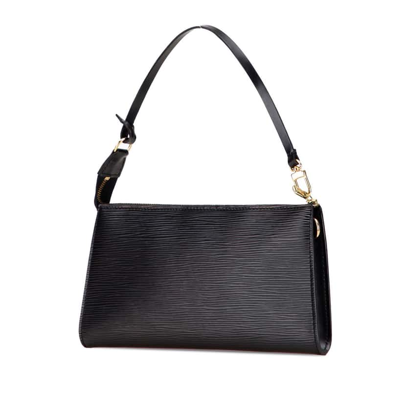 Louis Vuitton Epi Pochette Accessoires Black Leather Good condition - Back View