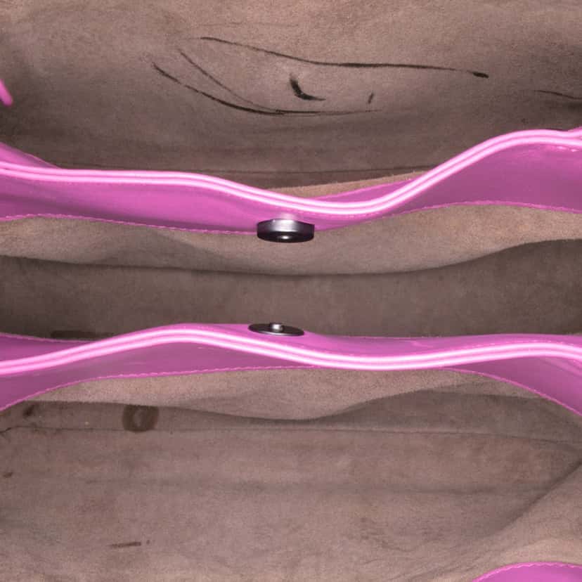 Bottega Veneta Small Nappa Intrecciato Roma Satchel Pink Leather Good condition - Model View