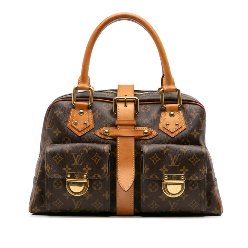 Louis Vuitton Monogram Manhattan GM Brown Canvas Good condition - Front View