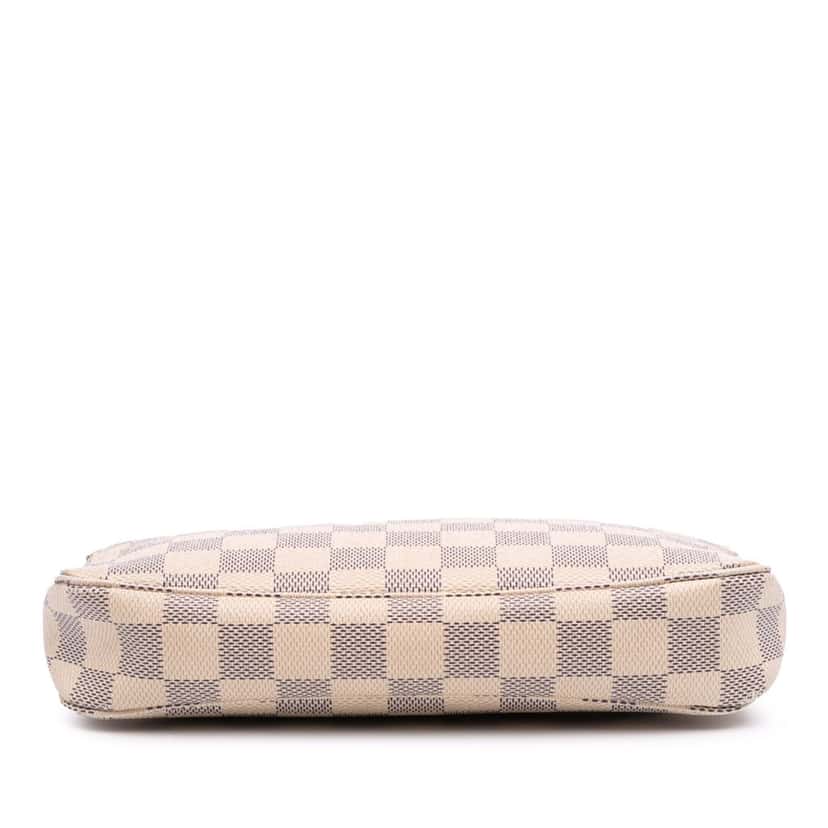 Louis Vuitton Damier Azur Pochette Accessoires White Canvas Good condition - Inside View