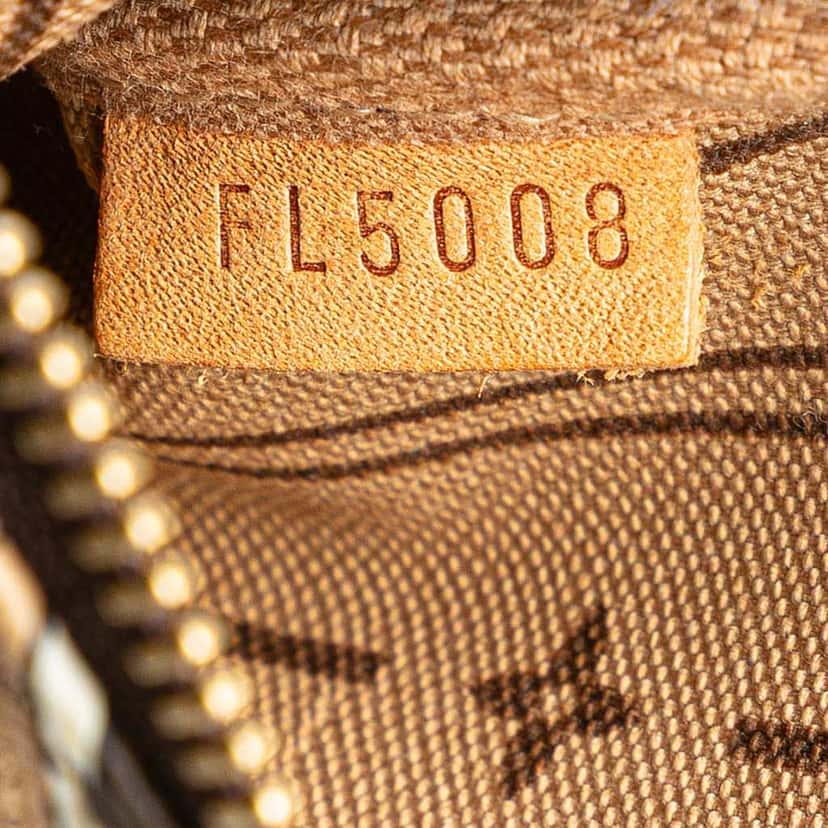 Louis Vuitton Monogram Patch Mini Pochette Accessoires Brown Canvas Very good condition - Box View