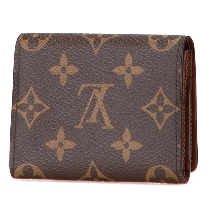 Louis Vuitton Monogram Enveloppe Carte De Visite Brown Canvas Good condition - Back View