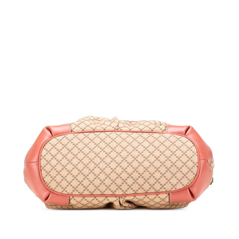Gucci Diamante Canvas Sukey Satchel Brown Canvas Very good condition - Inside View