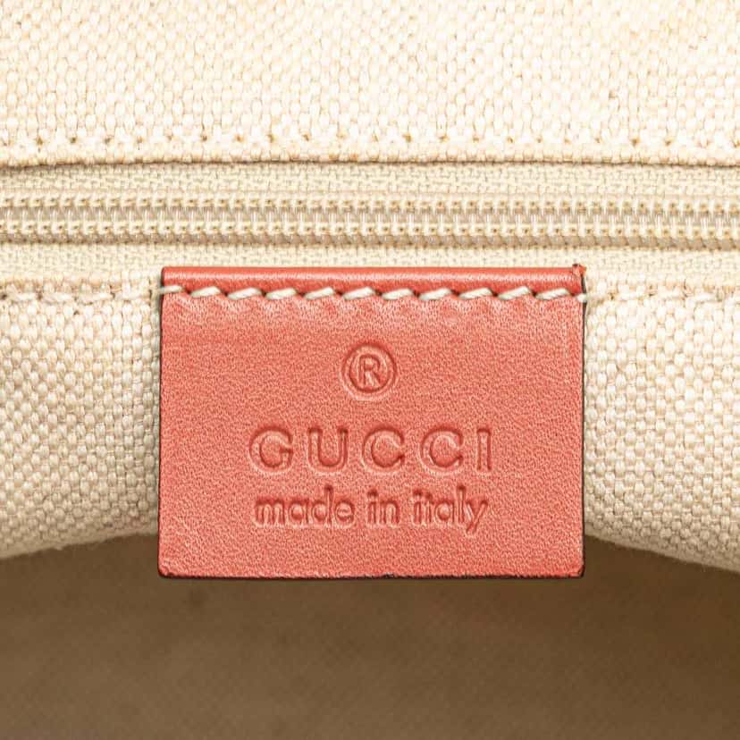 Gucci Diamante Canvas Sukey Satchel Brown Canvas Very good condition - Box View