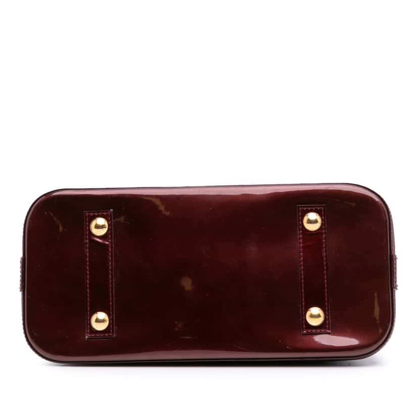 Louis Vuitton Monogram Vernis Alma PM Red Leather Good condition - Inside View