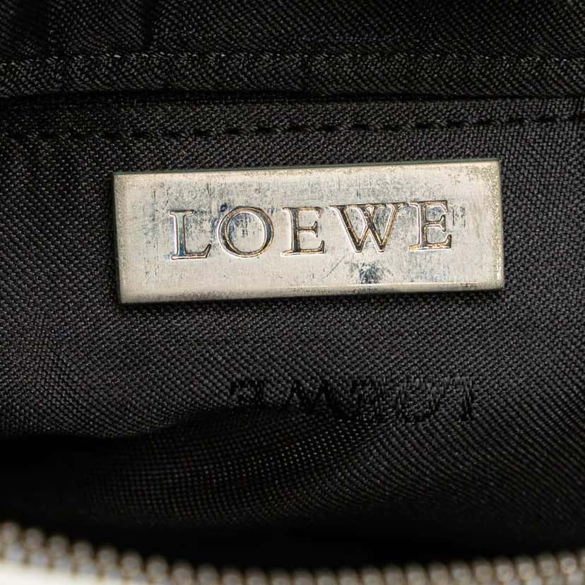 Loewe Leather Handbag White Leather Good condition - Box View