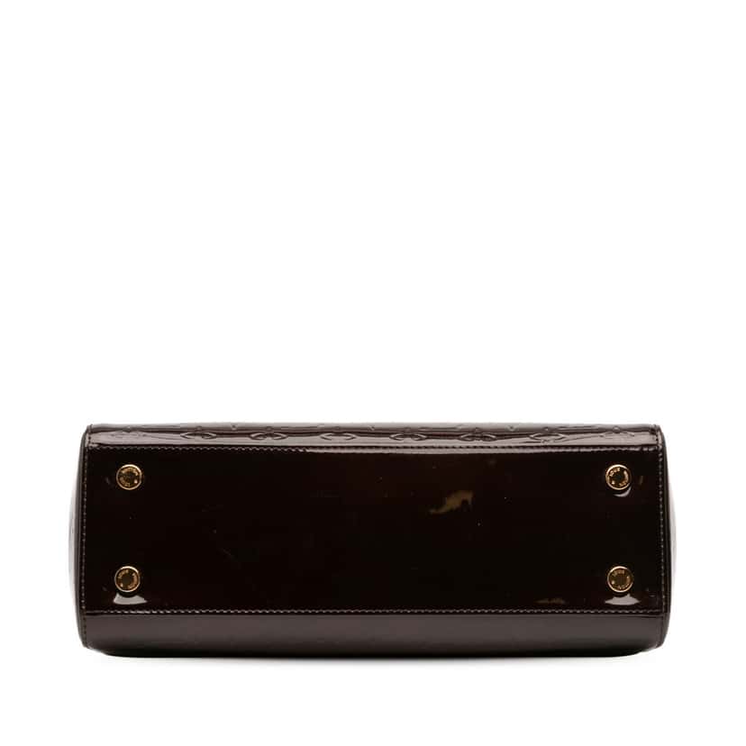 Louis Vuitton Monogram Vernis Brea MM Purple Leather Good condition - Inside View