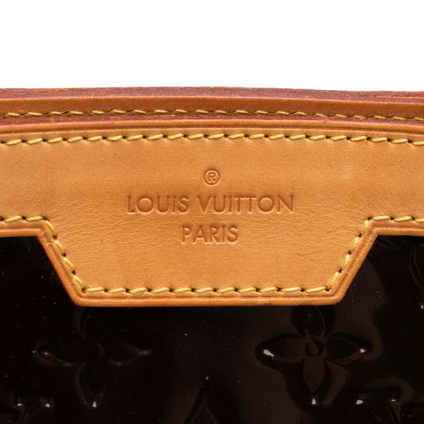 Louis Vuitton Monogram Vernis Brea MM Purple Leather Good condition - Box View