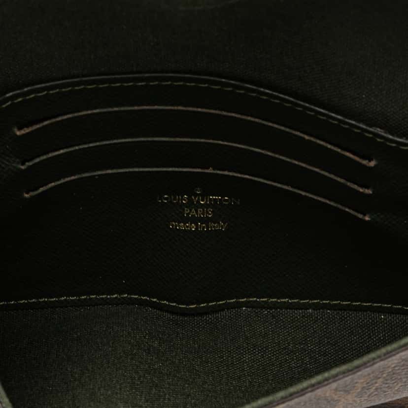 Louis Vuitton Monogram Felicie Strap And Go Brown Canvas Good condition - Model View