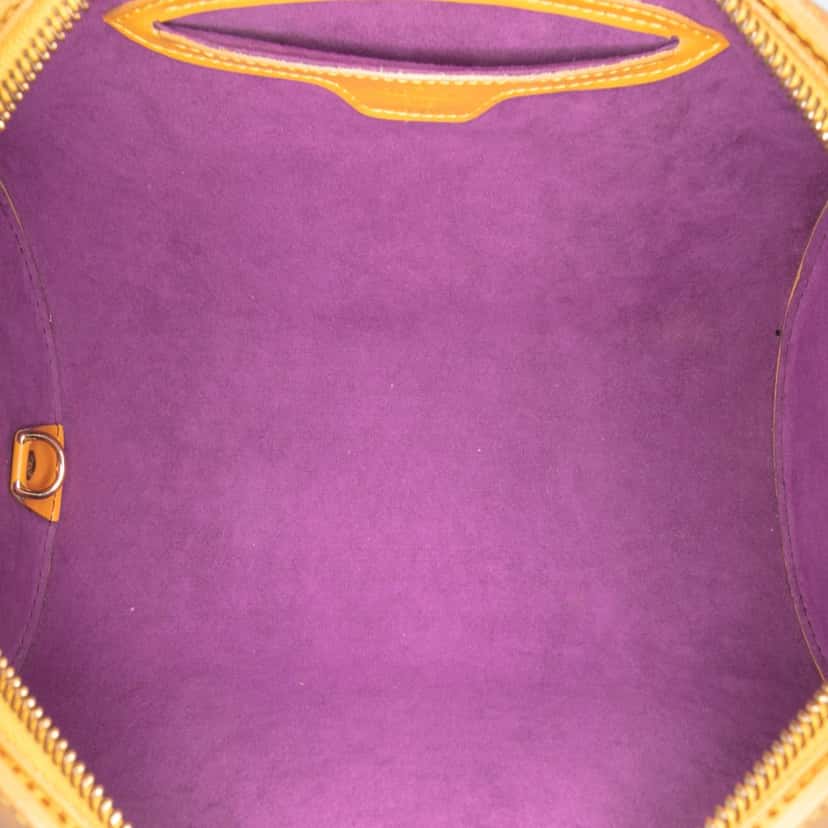 Louis Vuitton Epi Soufflot Yellow Leather Good condition - Model View