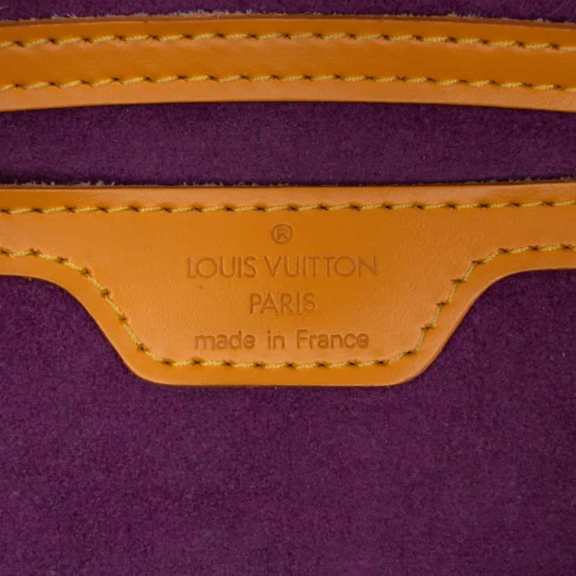 Louis Vuitton Epi Soufflot Yellow Leather Good condition - Box View